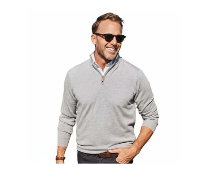 Merino Quarter Zip