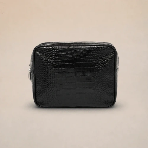 Essentials Small Croc Pouch