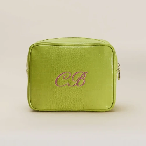 Classic Monogram Small Croc Pouch
